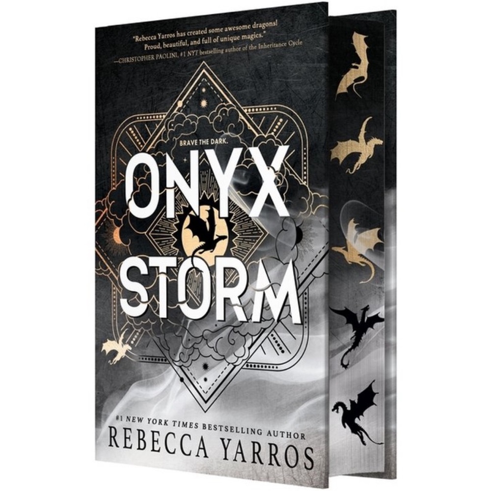 Onyx Storm Book by Rebecca Yarros Deluxe Limited Edition Hardcover